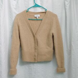 Paris Atelier & Other Stories Tan Cardigan Sweater